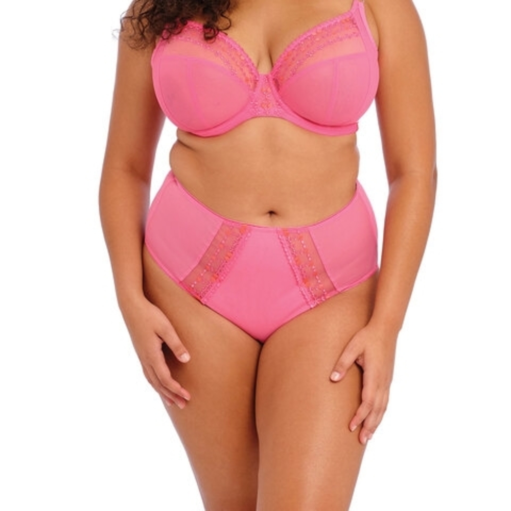 Elomi Vibrant Pink Floral Set - Picture 6 of 9
